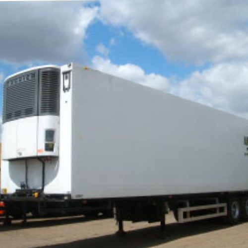 40ft white refridgeiated trailer