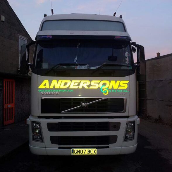 Andersons Reflective Vehicle Livery Logo 2015