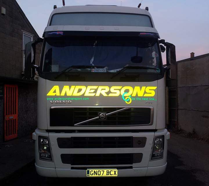 Andersons Reflective Vehicle Livery Logo 2015