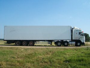 40 FT BOX FRIDGE TRAILER WITH ANDERSONS LOGO
