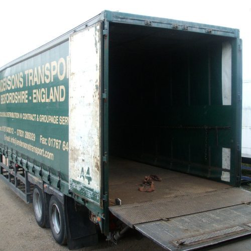 Andersons Transport Tail Lift Trailer on Bay