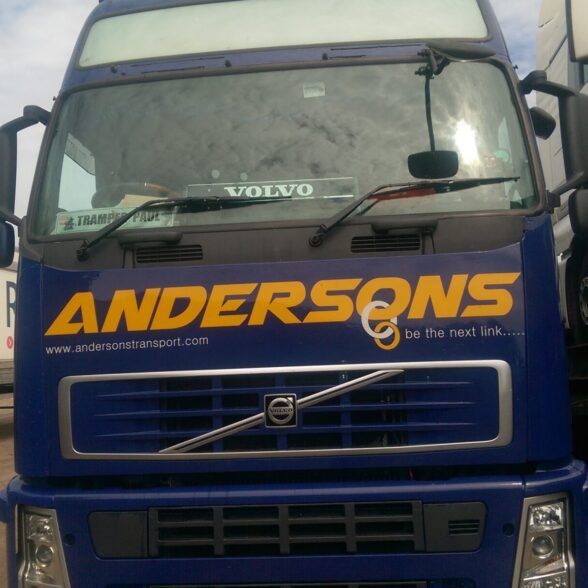 Andersons Transport Blue Volvo FH12