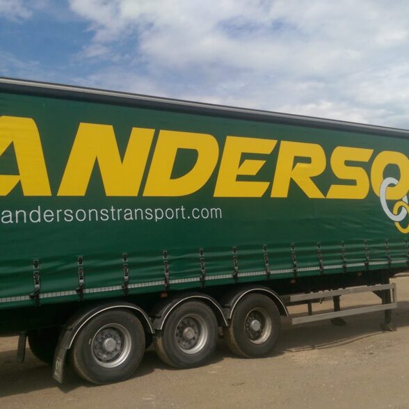Andersons Curtainsider Trailer Livery 2015