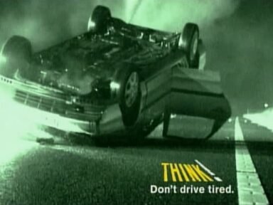 THINK! Don't drive tired! - Andersons Transport